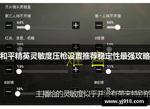 和平精英灵敏度压枪设置推荐稳定性最强攻略